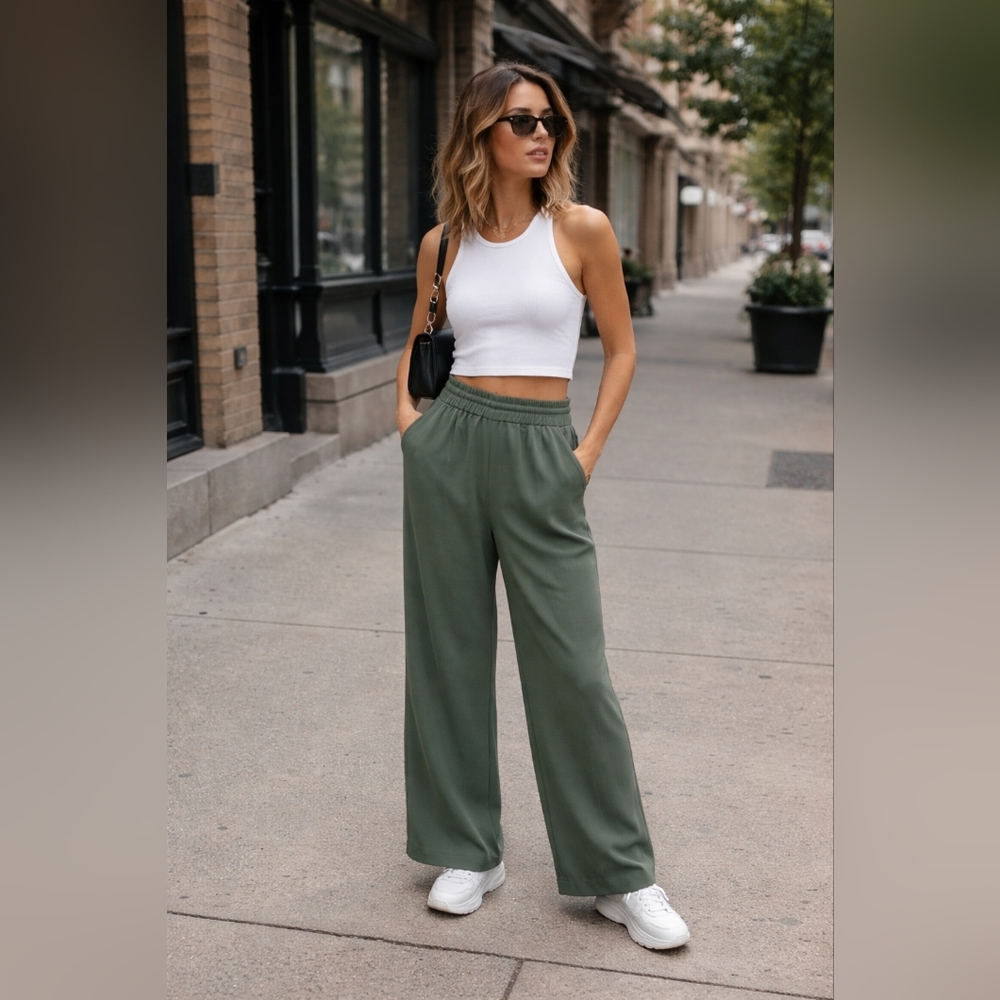 Helmut Lang Green Pants Size Small